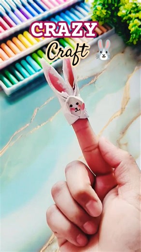 Amazing Rabbit 🐰| Tissue paper crafts ideas|#diy #craft #shorts