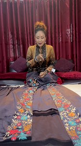 7.8K views · 63 reactions | Premium self shining 3 piece outer wala set 5800/ | Ruby's Collection | Facebook