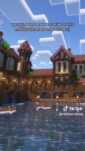 Minecraft Medieval Harbor Tutorial: Build a Stunning Port!