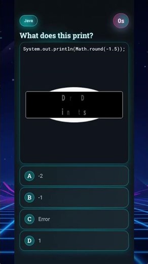10-Second Code Quiz #19 (Java)