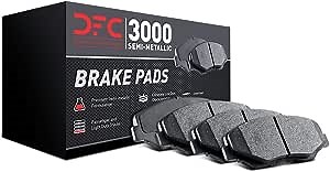 Dynamic Friction Company 3000 Semi-Metallic Brake Pads 1311-0529-00-Front Set