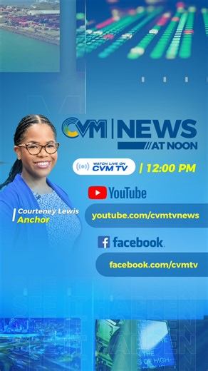 1.2K views | Watch CVM News at Noon LIVE - 12:00 PM, with Courteney Lewis on CVM-TV, YouTube and Facebook! YouTube - www.youtube.com/@cvmtvnews Facebook - facebook.com/cvmtv #CVMNews | CVM Television | Facebook