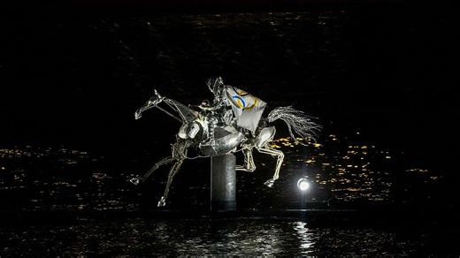 Paris 2024: Meet the team who created the horse galloping on the Seine