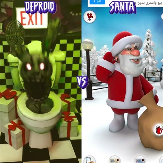Deproid Vs Santa Who Is Best ? 😭🤞🤣 #Shorts