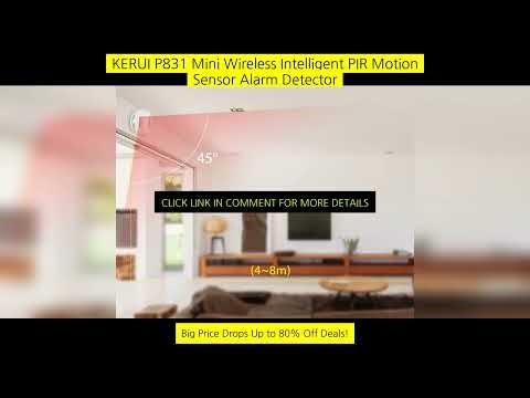 Kerui P831 Mini Wireless Intelligent Pir Motion Sensor Alarm Detector For Gsm