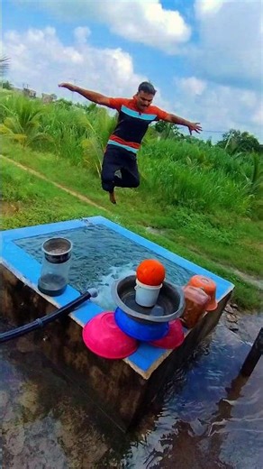 water park Jump diving 2 jale #shorts #youtubeshorts #ashvindas