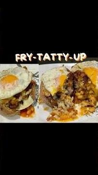 Full English In a Jacket Potato 🥔 Fry-Tatty-Up Full Video On Our Channel #FullEnglish#jacketpotato