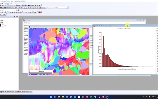 EBSD数据分析——OIM analysis如何利用KAM分离部分再结晶组织中再结晶区域