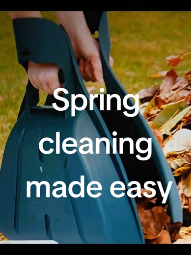 Easy Spring Yard Cleaning with Nature Spring Leaf Scoops