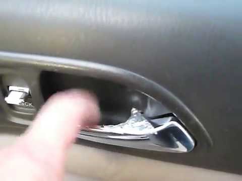 Fast Way to Fix Peeling Car Door Handle - Metal Coated Inside Door Opener