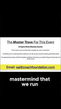 Unlock Your Superstar Coach Mindset & Discover Your Niche | 6-Figure Coaching Blueprint