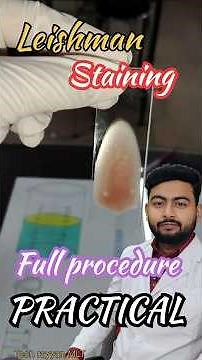Leishman Staining full procedure practical||#labtechnician#staining