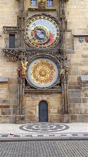 Prague Astronomical Clock during the day #prague #pragueoldtown #astronomicalclock #sightseeing