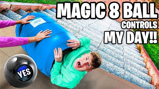 Magic eight ball controls a life for twenty four hours