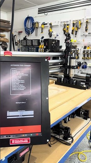 ATC Magic on my ‪@OnefinityCNC‬ ‪@RedlineCNCOfficial‬ Realtime Controller with ‪@RapidChangeATC‬