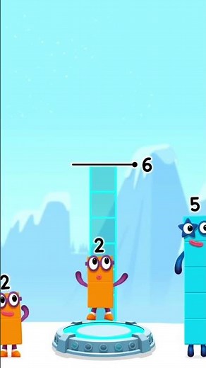 Numberblocks Number Magic Run - Numberblocks Six IceBerg | Number Counting Go Explore Game