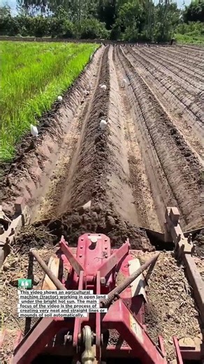 modernization of agriculture using tractors