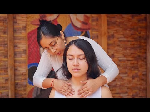 María Elisa's energy purification & ASMR relaxation massage with soft whispering sounds