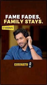 Success draws admirers, failure draws accusations | Jayaram | Kalidas | Gobinath #shorts