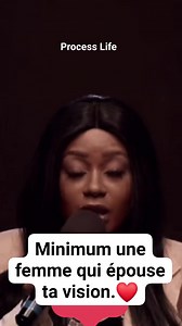 1M views · 40K reactions | Minimum une femme qui épouse ta vision. Ce message est trop puissant. Partenaire écoute le attentivement ! Pour plus de contenus inspirants et motivants, abonne-toi ici  Process Life : Inspirer Agir Progresser Rendez-Vous Au Sommet Partenaire.⛰️礪 Le 1er qui arrive aide les autres à monter. #ProcessLife #motivation #entrepreneuriat #couplegoals #mariage #reelsviralシ #reelsfypシ #foryouシ | Process Life : Inspirer Agir Progresser | Facebook