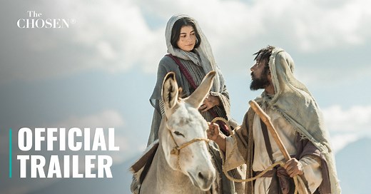 1.1K views · 65K reactions | Experience Christmas through the eyes of Mary and Joseph. Don't miss the new episode from The Chosen plus extraordinary musical performances of your favorite Christmas songs! Christmas with The Chosen: The Messengers - see it in a theater near you. Get tickets today at thechosen.tv/Christmas | The Chosen | Facebook