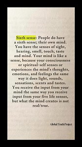 Sixth sense. GlobalTruthProject.com | Global Truth Project | Facebook