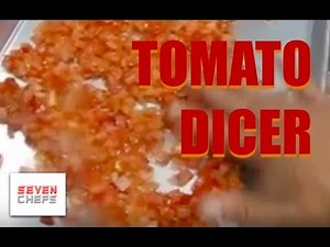 Slicing and Dicing Tomatoes in a Food Processor