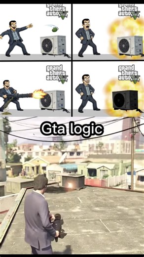 logic of GTA #gta #evolution #logic #shorts