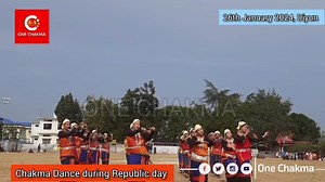 The Chakma dance at Diyun during Republic Day 2024 celebration showcased vibrant cultural expressions, reflecting the rich heritage of the Chakma community. The performance likely incorporated traditional costumes, music, and dance steps, contributing to the festive atmosphere of the event. @followers | One Chakma