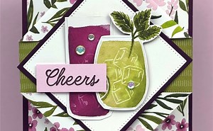 VIDEO: Stampin' Up! Celebratory Sips DSP Double Gate Fold Card Tutorial