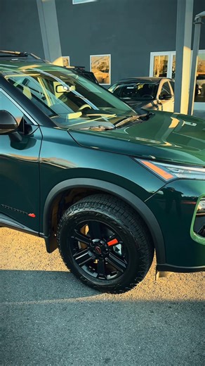 Introducing Obsidian Green. The newest color for the 2026.5 Nissan Rogue Rock Creek. Come see it today here at Planet Nissan. #lasvegas #nissan #suv #rogue #shopping | Planet Nissan LasVegas