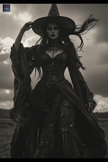 The Dark Witch in the Stormy Field | Gothic Fantasy Ambience