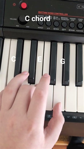 c chord #piano #pianocover #pianomusic #pianotutorial