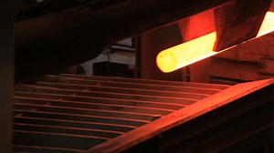 Steel pipe production process. Pipe metal manufacturing line | Premium Stock Video Footage