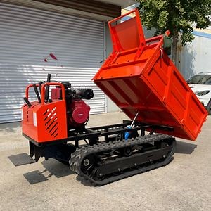 [Hot Item] Mini Crawler Hydraulic Dumper Crawler Transport Rubber Track Vehicle