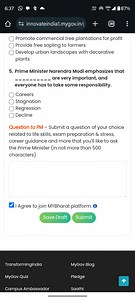 6:37Von5G 87\%○-o innovateindia1.mygov.in/|20Promote com... | Filo