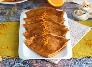 Suzette crepes: traditional french recipe