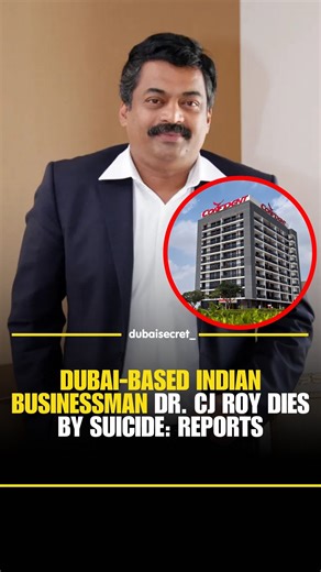 Shocking news today for the business and expat community. 💔 Dr. CJ Roy, the visionary founder of Confident Group, has passed away in Bengaluru. A man who wore many hats—from real estate tycoon and film producer to an internet sensation known for his legendary car collection. He was also a philanthropist who gave back to his roots, but reports suggest he was facing immense pressure behind the scenes. Authorities are treating his death as a suicide amidst ongoing tax investigations. Our thoughts 