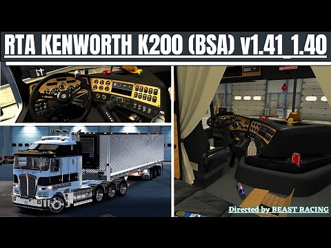 ✅ American Truck Simulator | RTA KENWORTH K200 (BSA) [ATS 1.41-1.40] 4k