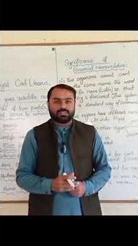 Part 3 Binomial Nomenclature #biology #biologyscience