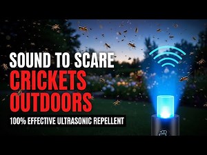 🔊 SOUND TO REPEL CRICKETS OUTDOORS 🚫🦗 | 100% EFFECTIVE ULTRASONIC REPELLENT