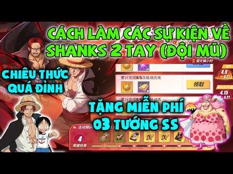 Hé Lộ Skill SHANKS Đội Mũ Rơm và Nhận Miễn Phí Bigmon - Shanks - Râu Trắng | One Piece Fighting Path