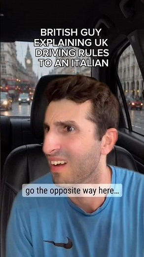 ✨ Another world ✨ #uk #driving #rules #comedy #stevemozzinglish