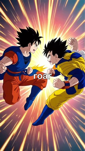 insane fight between Goku and vegeta