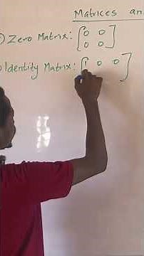 Matrtrices and Determinant simply explained! #mathematics #mathstricks #fypシ゚viralシfypシ゚viralシalシ