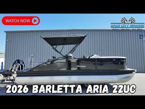 New 2026 Barletta Aria 22UC 22 ft Pontoon Boat For Sale In Mooresville, NC: Walkaround and Review