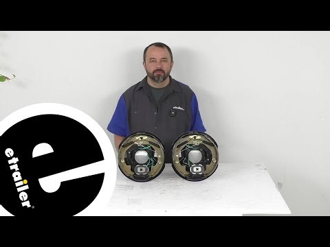 Review of Lippert Trailer Brakes - Electric 10 Inch L R Trailer Brake Assemblies ABS Hubs - LC73PX