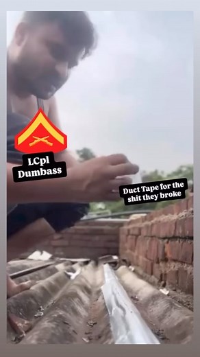 Probably wasn’t “Military Grade” duct tape #usmc #unitedstatesmarinecorps #marinesdoingthings #semperfi #sfmf #oorah #erruh #devildog #jarhead #hesamarine #shesamarine #ducttape | Marinesl DoinglThings