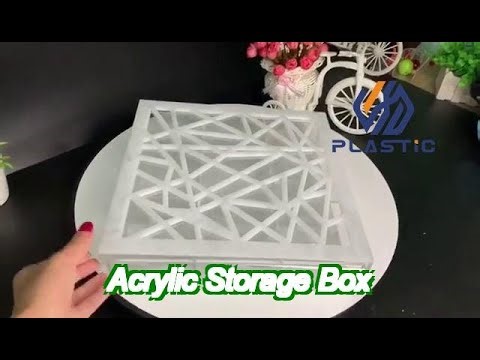 high transparency acrylic clear storage boxes customized organiser box