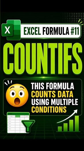 🔥 Count with Multiple Conditions Instantly! 🤯 | COUNTIFS Formula